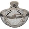 Quoizel Hallie Semi Flush 2 Lights Distressed Grey Wood HLE1715DGW - alternate 4
